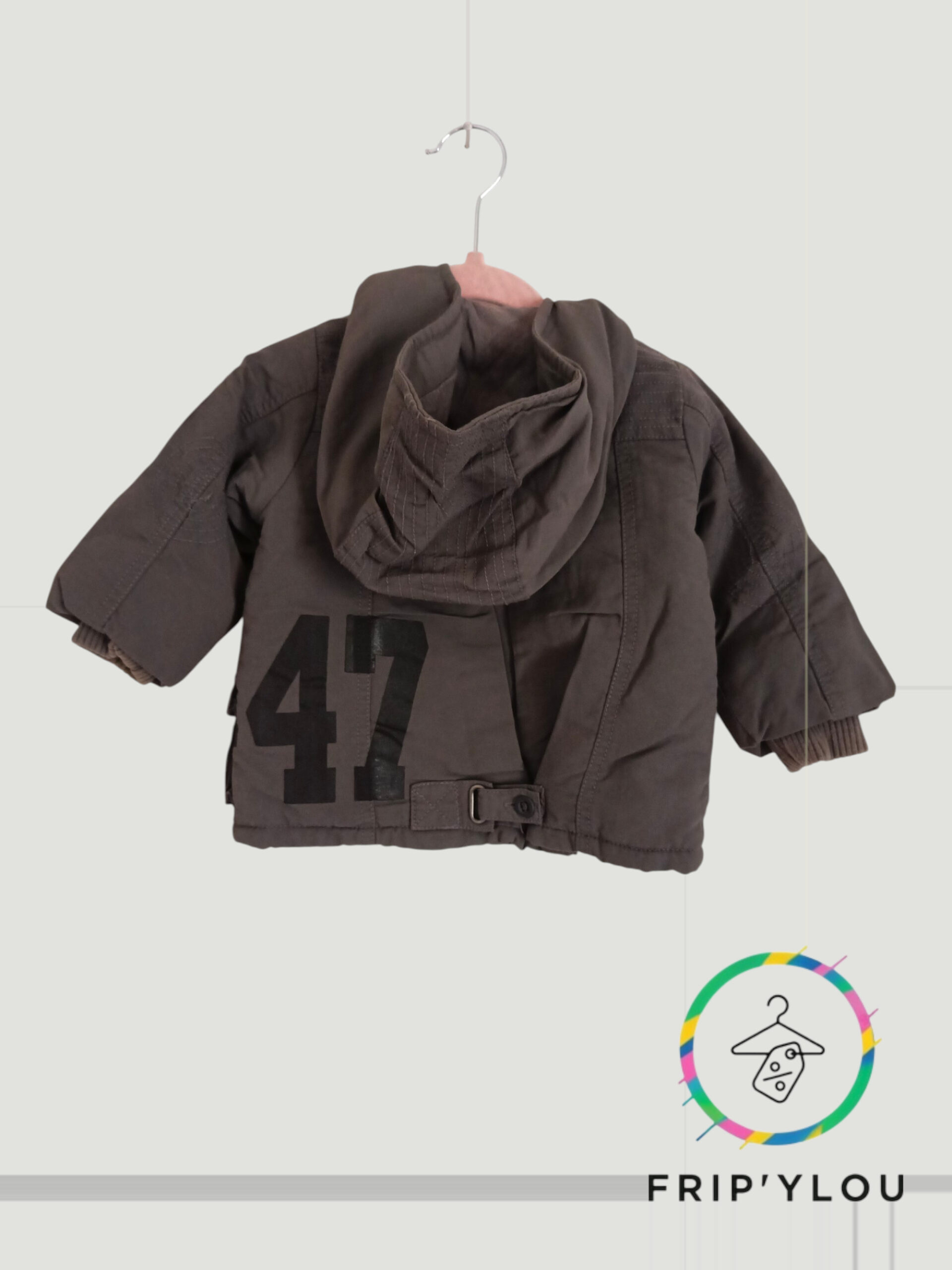 🧥 Veste bébé garçon – 6 mois – Style casual / urbain – A1568 – Image 2