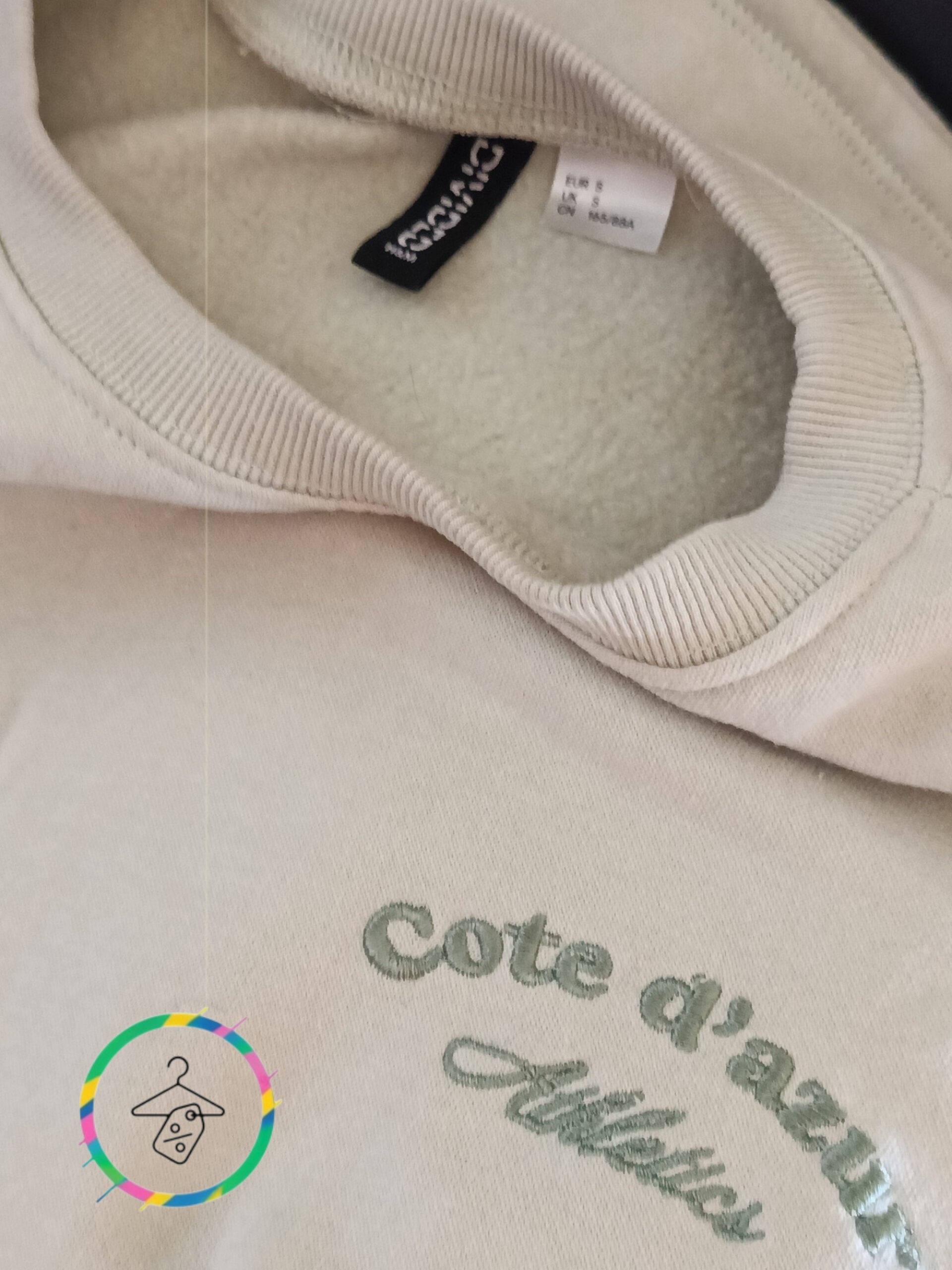💚 Robe sweat H&M – Taille S – Style casual chic 💚 A1577 – Image 2