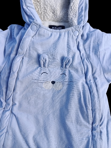 Combinaison pilote bébé bleue – KIABI – 6 mois A1556 – Image 3