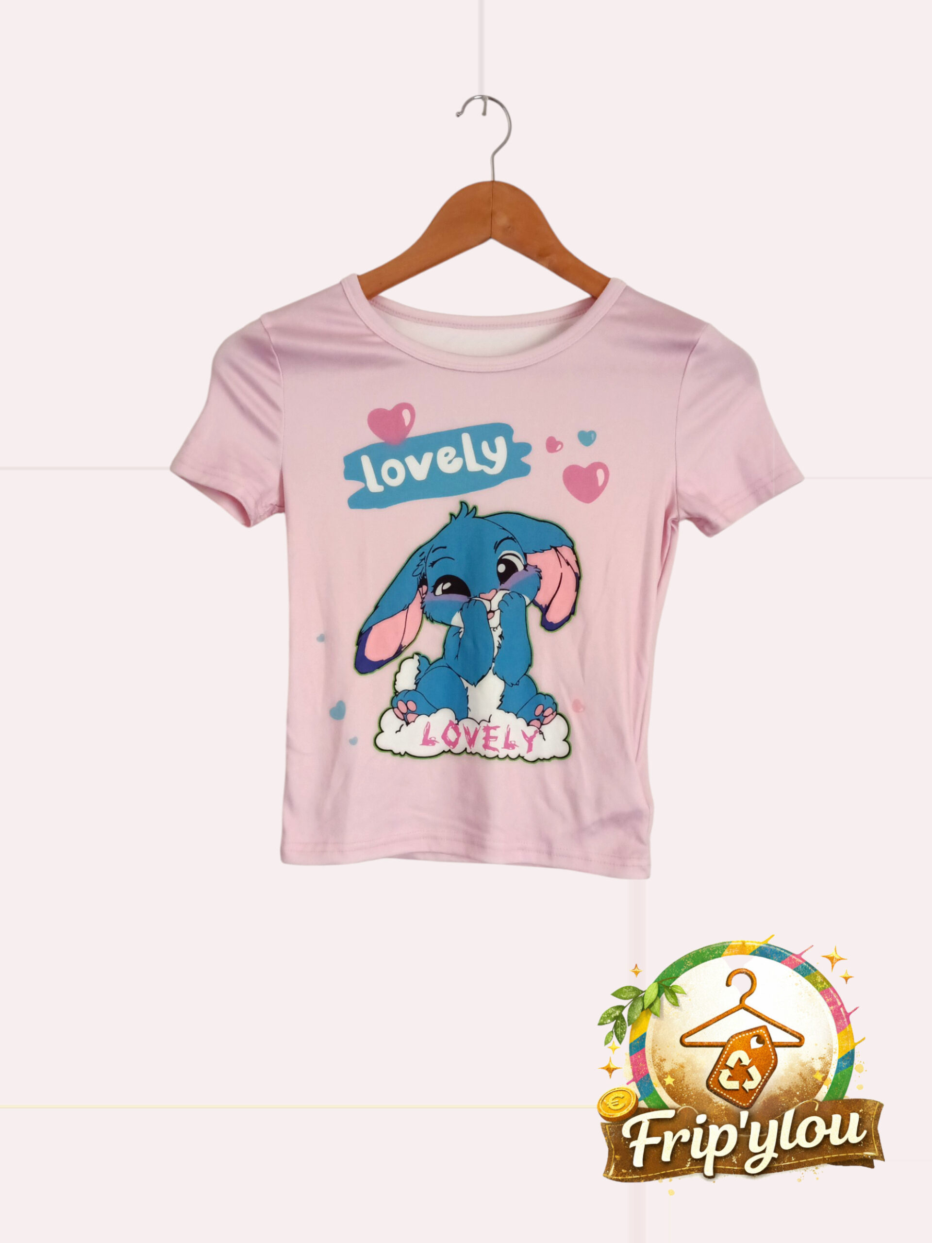 ✨💗 T-shirt SHEIN rose “Lovely” – Neuf avec étiquette – 11 ans 💗✨ A1619