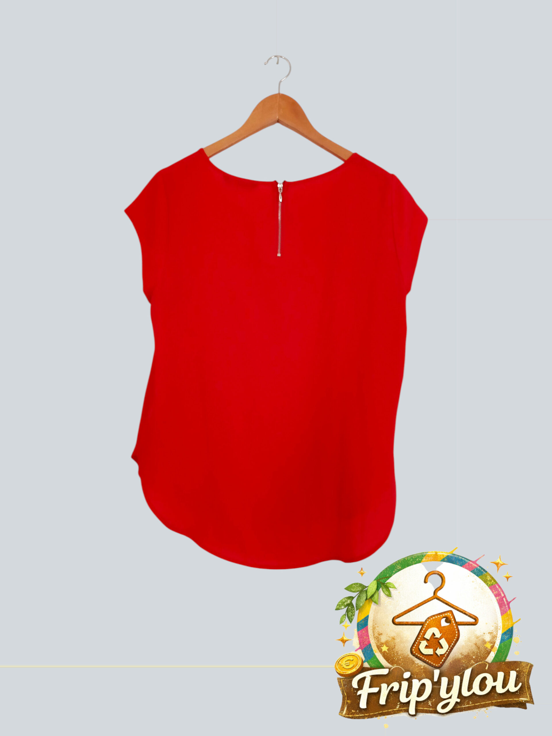✨ Blouse rouge élégante ONLY – Taille 36 ✨A1623 – Image 2