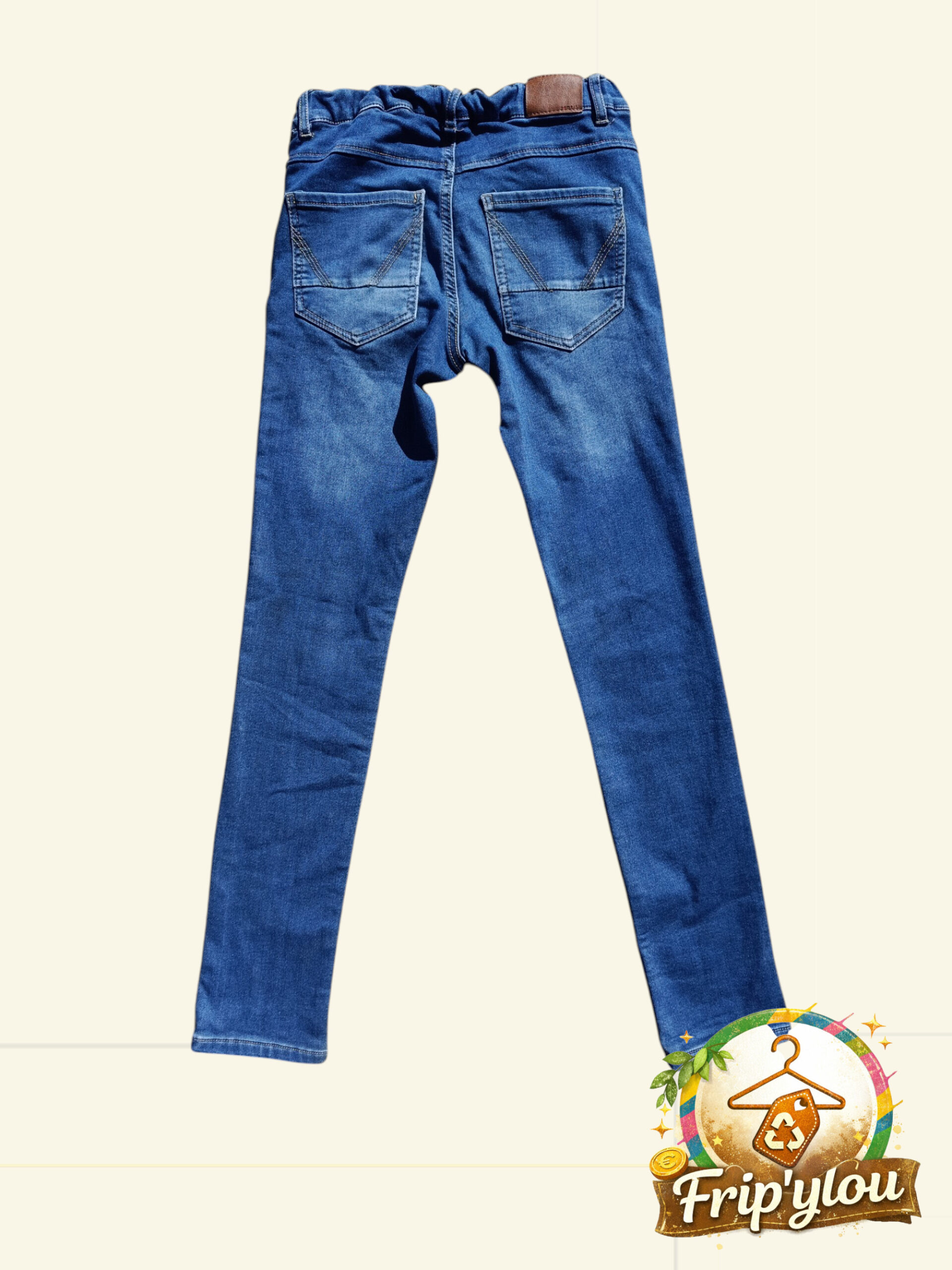 Jean skinny NAME IT fille – 12 ans – Basique du dressing A1647 – Image 2