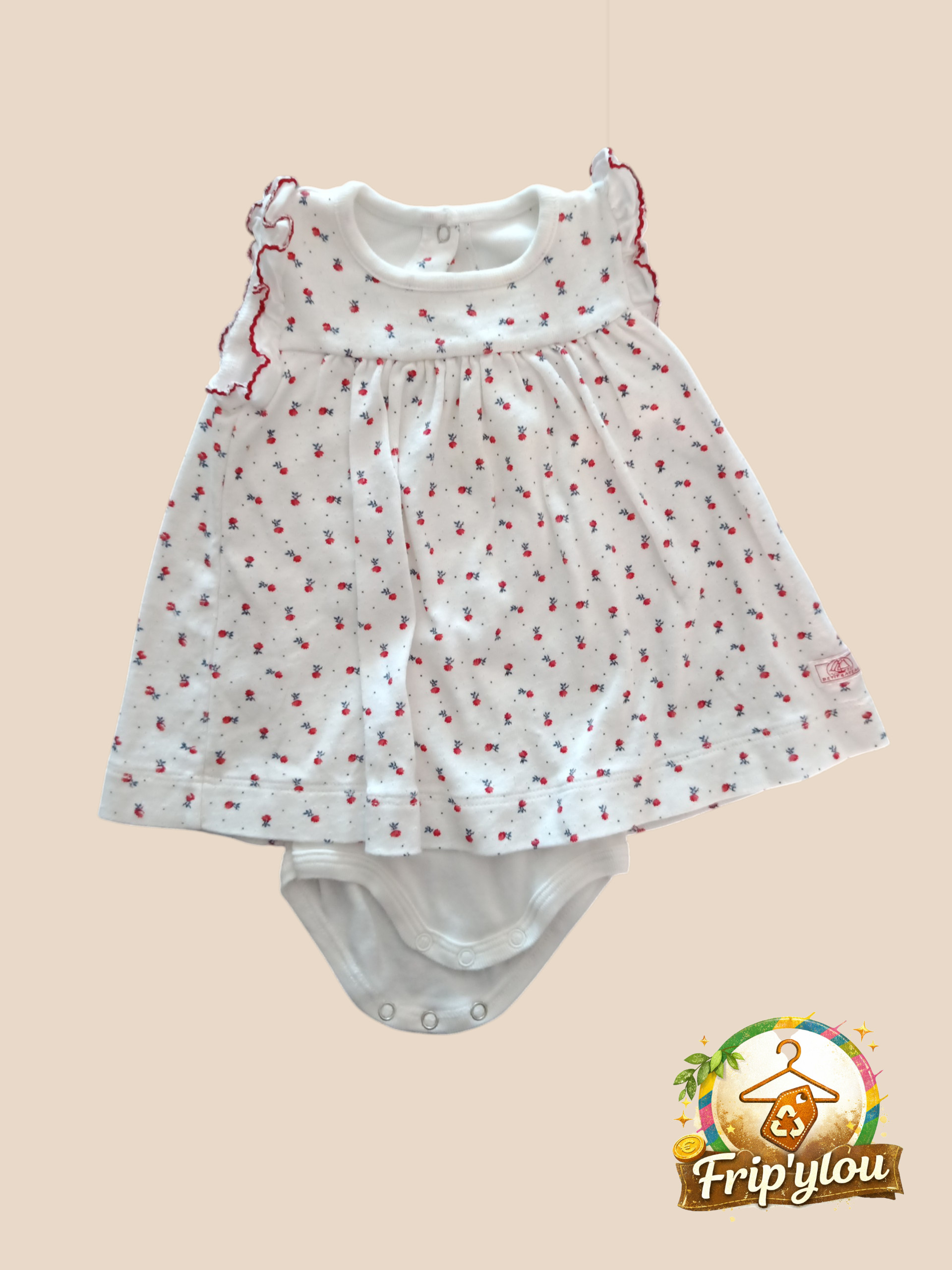 Robe body – petites fleurs – esprit bohème chic A1669