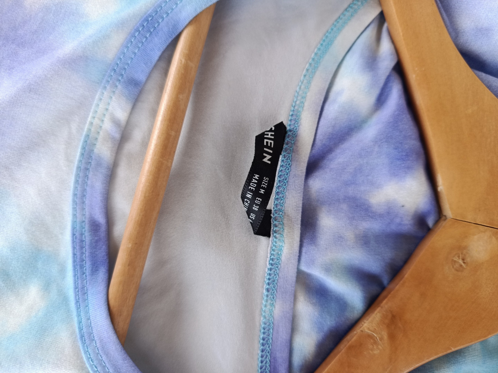 Robe débardeur tie & dye bleu – SHEIN – Taille M A1687 – Image 2