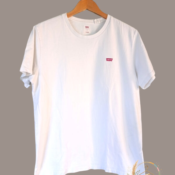 T-shirt Levi's blanc homme – Taille M – Intemporel & incontournable A1768