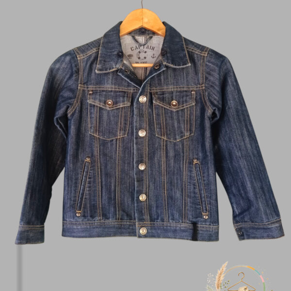 Veste en jean Graçon 10 ans Captain – Style casual / marin A1783