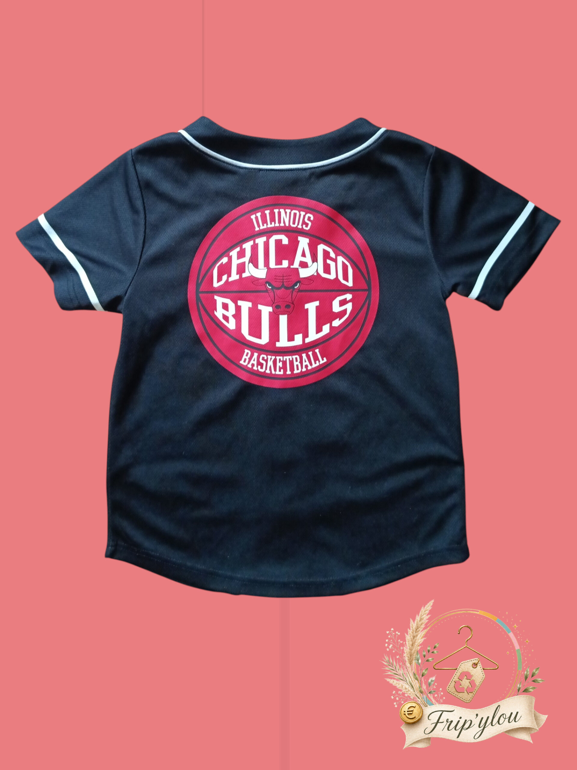 Maillot basket Chicago Bulls NBA – Enfant 7/8 ans - A1790 – Image 3