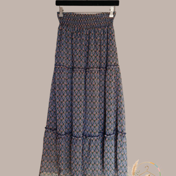 Robe longue imprimée bohème – Taille 36 - femme S -A1816