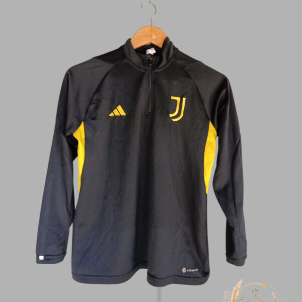 Adidas Juventus – Sweat/T-shirt d’entraînement 1/4 zip taille 18 ans - A1795