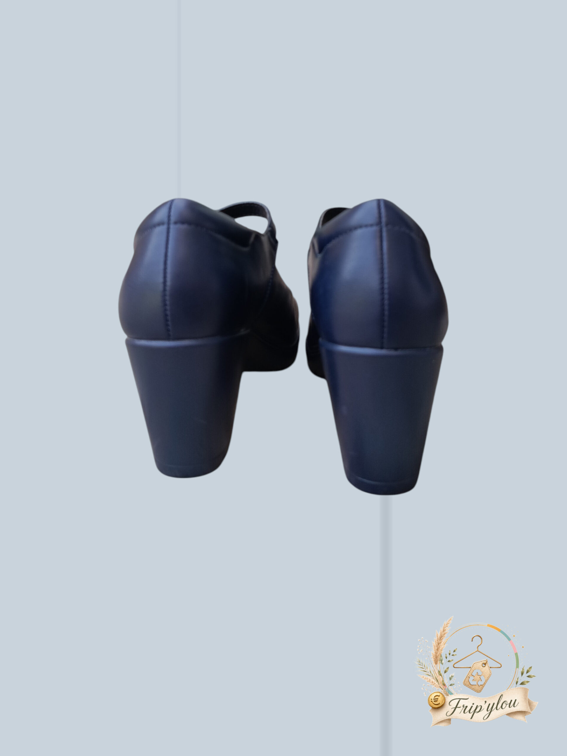 Chaussures à talons style Mary Jane / Baby bleu marine — DREAM PAIRS — T. 36 - A1823 – Image 3