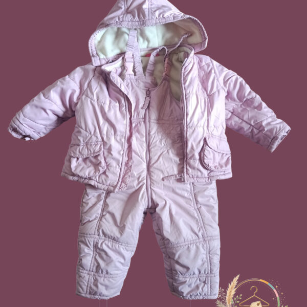 Combinaison de ski / ensemble de neige rose violet fille 24 mois/ 86cm- A1844